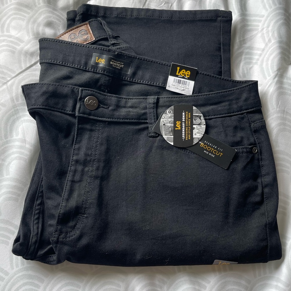 Black Lee jeans